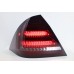 Mercedes C Class W203 4 Door Sedan 00-04 Red Smoke Full LED Tail Lamp with Sequential Signal